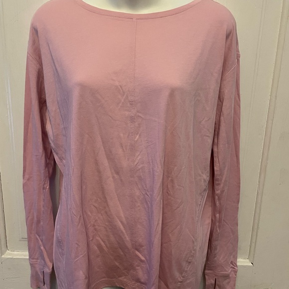Elegant Pink Long Sleeve Blouse - Picture 1 of 3
